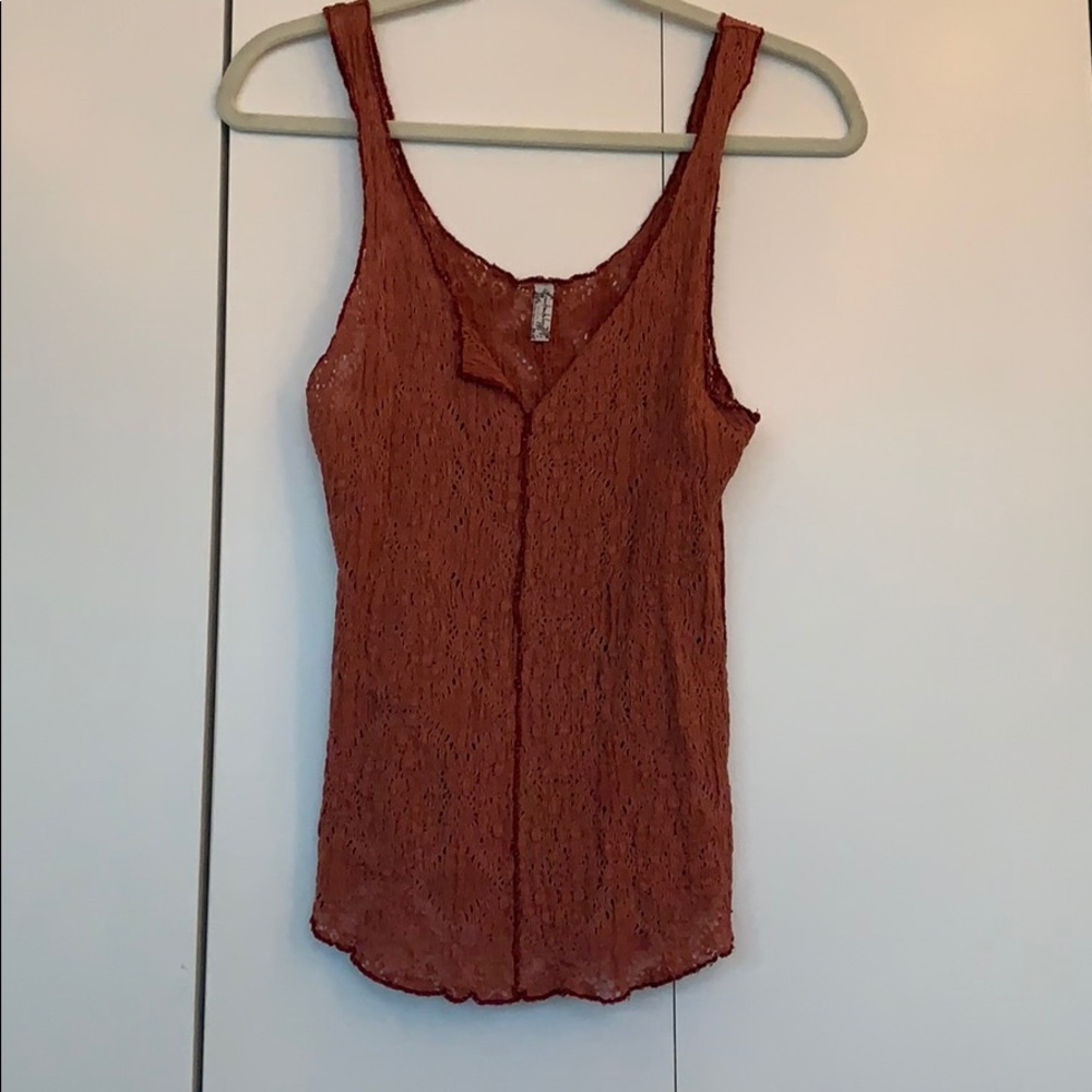 Rust Free People Cami - Picture 2 of 2